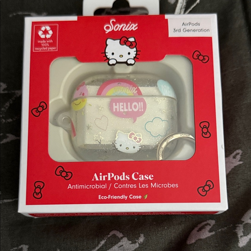 Sonix Hello Kitty AirPods Case - Silver and Pink